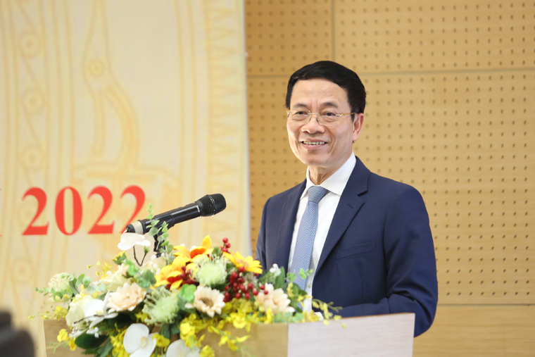 Phát biểu của Bộ trưởng Nguyễn Mạnh Hùng tại Hội nghị Tổng kết Khối Viễn thông năm 2021